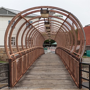 Foot bridge next to the State House Convention Center  Little Rock, Arkansas